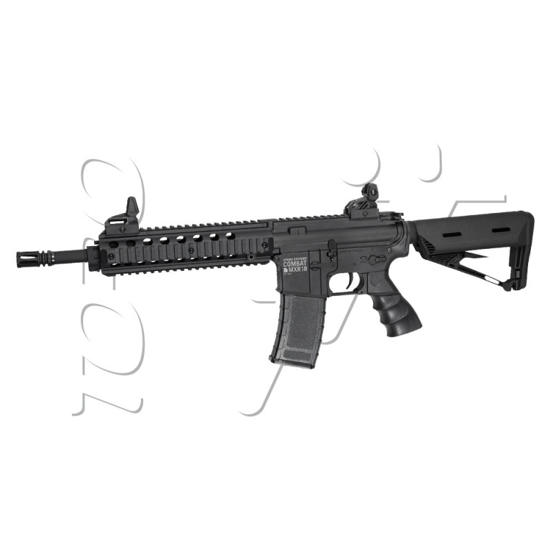 Fusil MXR18 COMBAT SLV AEG ASG BLACK Fusil MXR18 COMBAT SLV AEG ASG BLACK