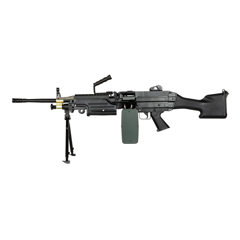 Fusil M249 MK2 EDGE 2500 BBs TYPE FN HERSTAL FULL METAL SPECNA ARMS BLACK