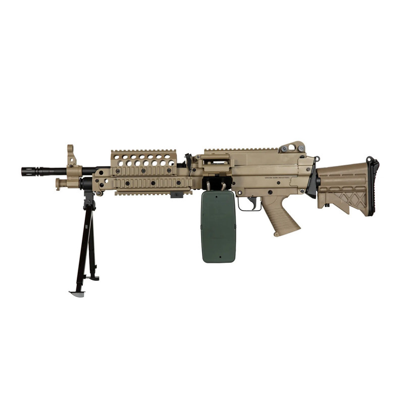 Fusil MK46 EDGE 2500 BBs TYPE FN HERSTAL FULL METAL SPECNA ARMS TAN