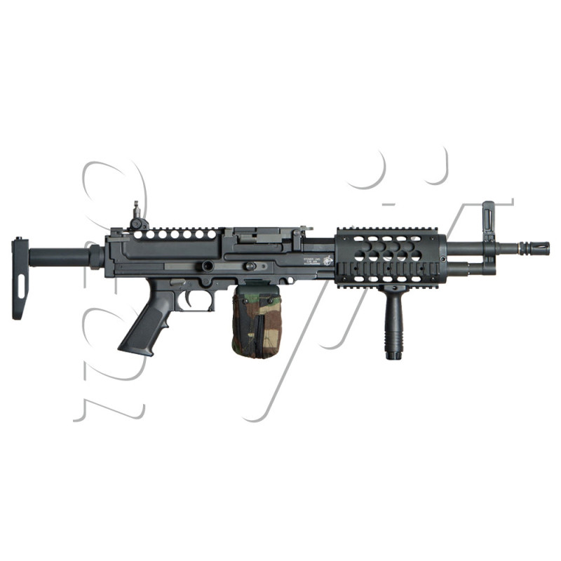 Fusil LMG KNIGHTS ARMAMENT 1100 BBs BLACK AEG ARES