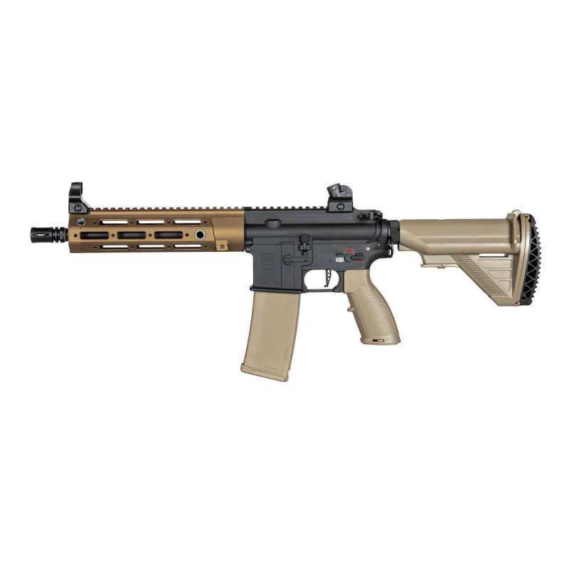Fusil HK416 SA-H23 EDGE 2.0 COURT FULL METAL PICATINNY/M-LOCK GATE ASTER CHAOS BRONZE BLACK TAN SPECNA ARMS