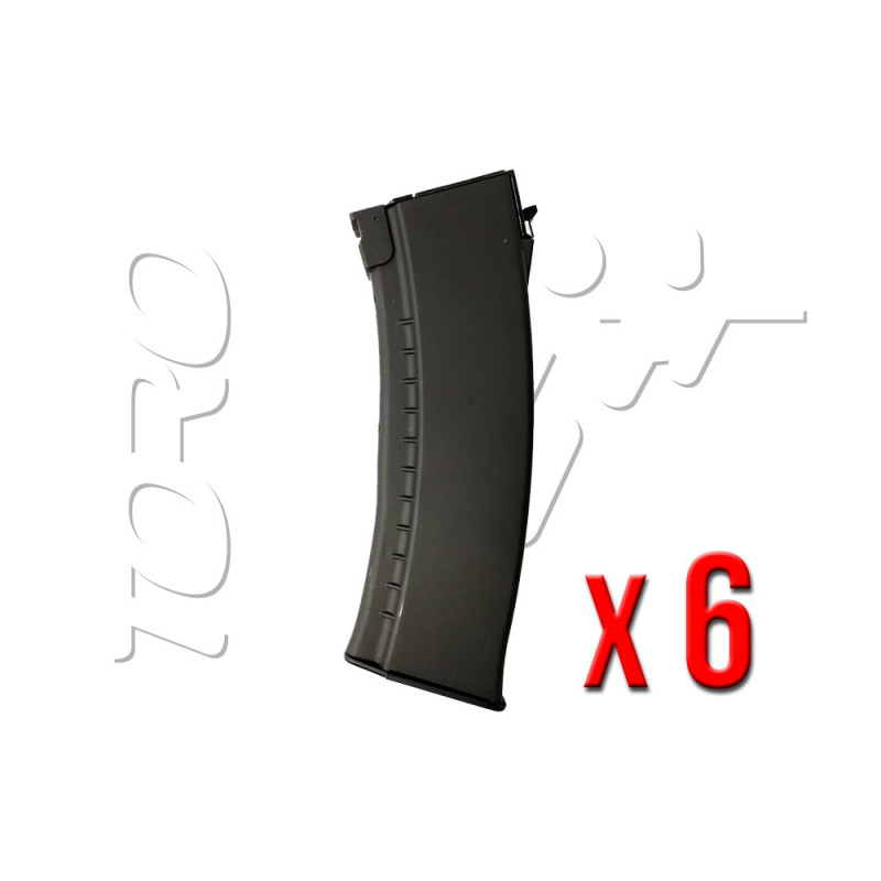 Chargeur AKS74U AK47 ABS 500 BBs BLACK X6