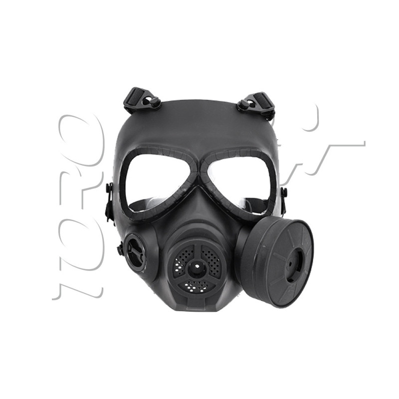 Masque déguisement NBC ALERTE GAZ BLACK