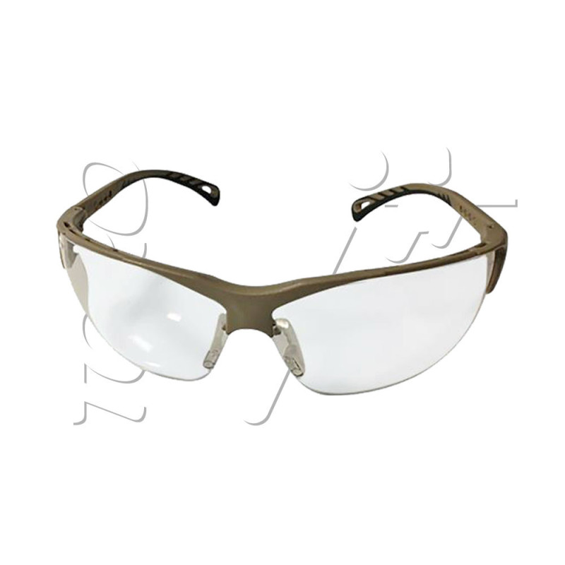 Lunettes de protection BRANCHES AJUSTABLES ASG TAN CLEAR
