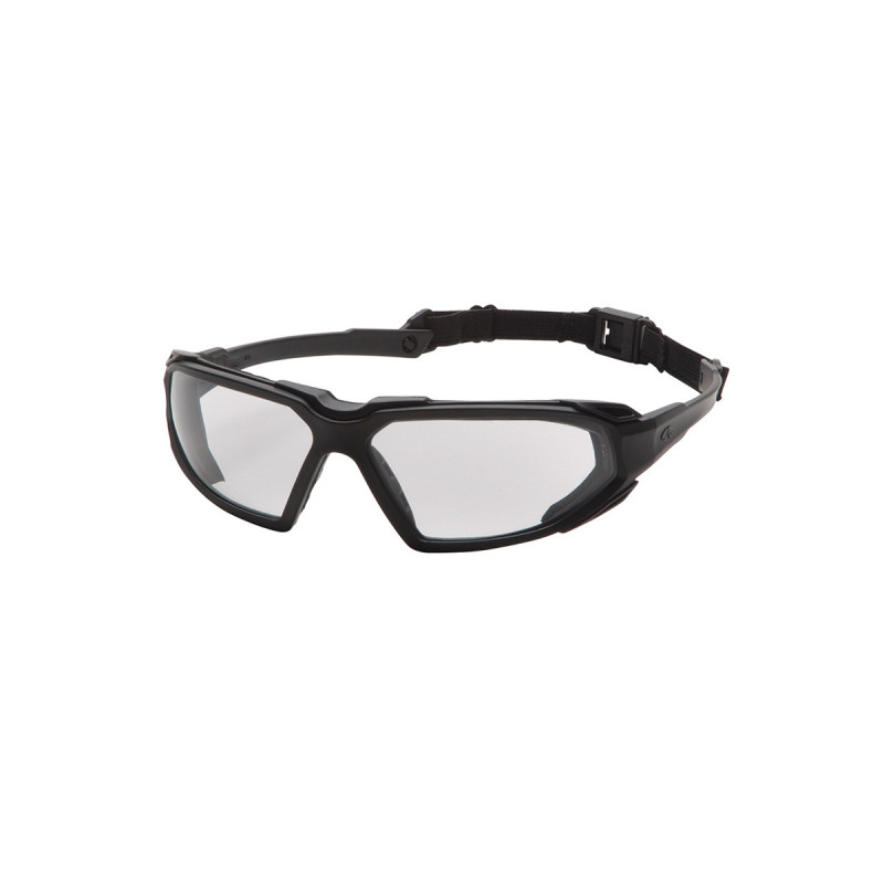 Lunettes de protection et masque SIMPLE ANTI-BUEE BLACK CLEAR STRIKE SYSTEMS ASG