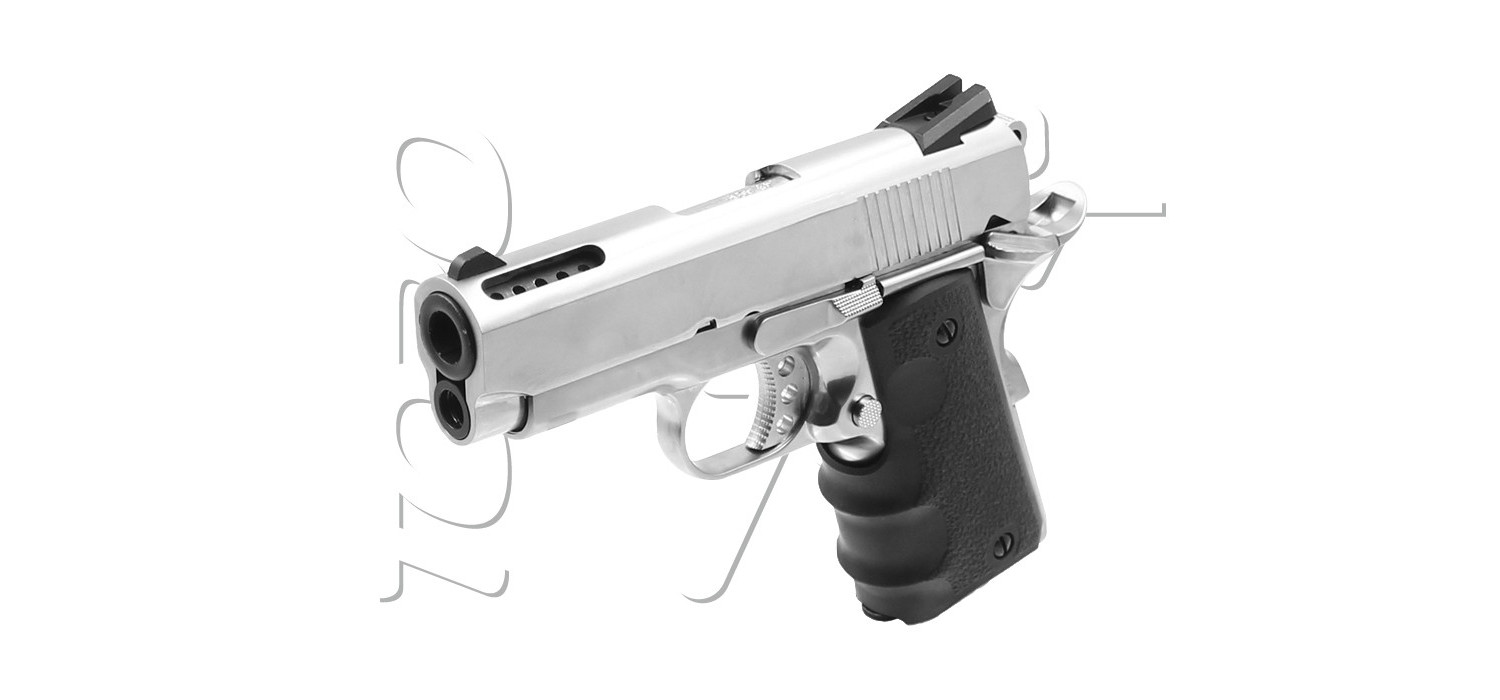 Pistolet 1911 MINI GAZ BLOWBACK AW CUSTOM SILVER Pistolet 1911 MINI GAZ BLOWBACK AW CUSTOM SILVER