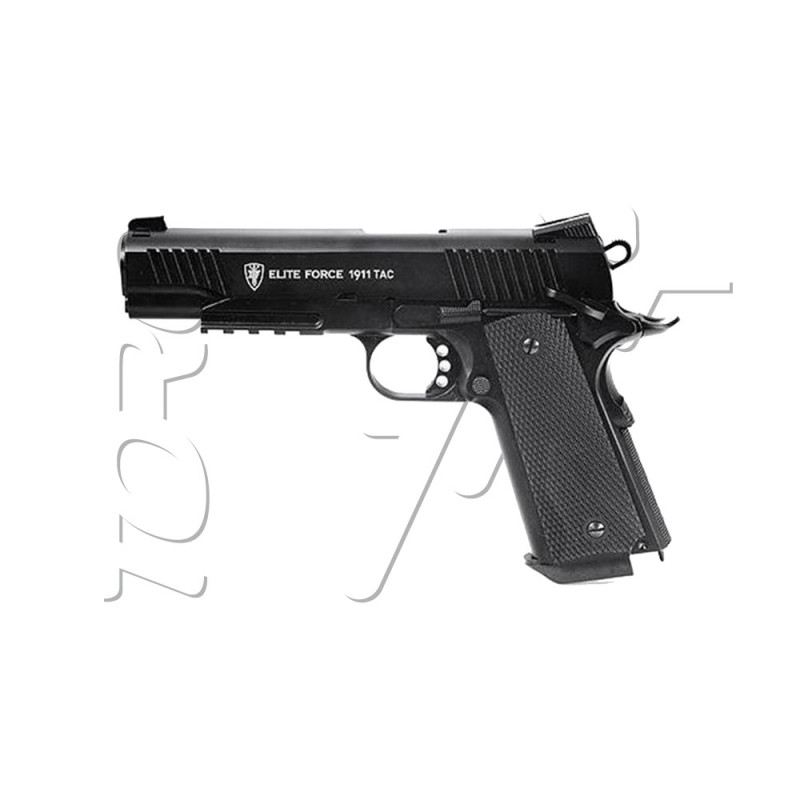 Pistolet ELITE FORCE 1911 TAC FULL METAL BLOWBACK CO2 UMAREX