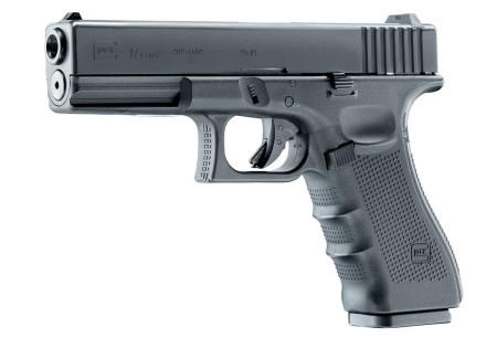Pistolet 6mm GLOCK 17 GEN4 CO2 BLOWBACK 18 BBs 1.3J BLACK UMAREX