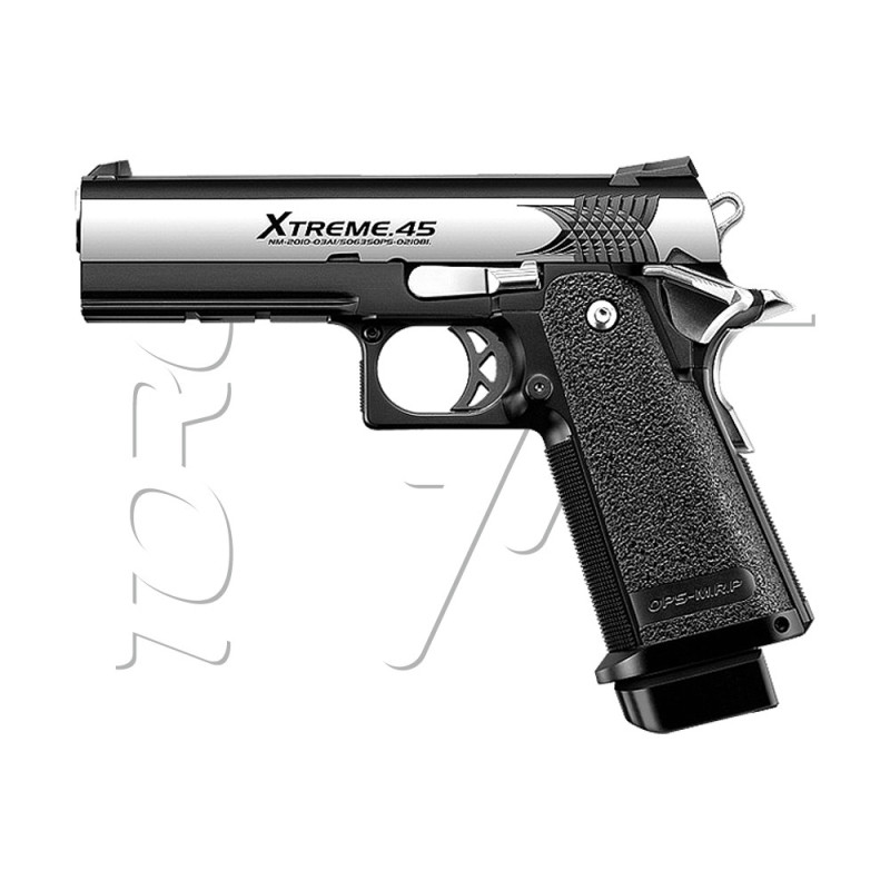 Pistolet HI-CAPA XTREME .45 BICOLORE FULL AUTO TOKYO MARUI GAZ