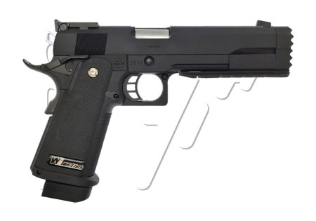 Pistolet HI-CAPA 5.2R BLACK GAZ WE