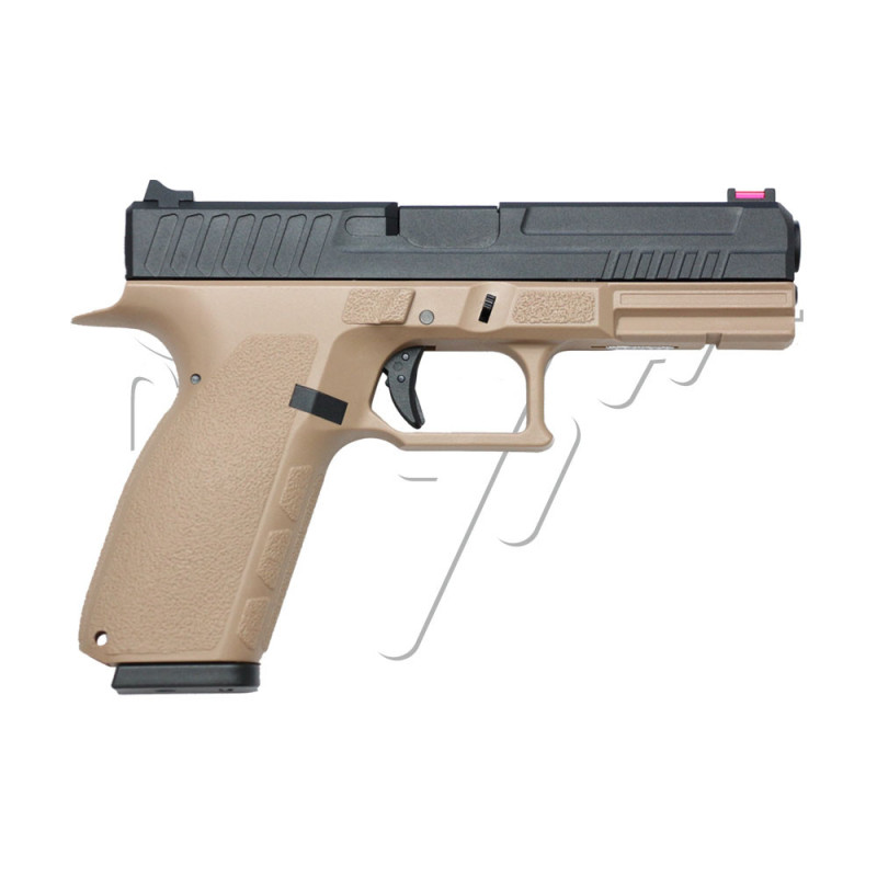 Pistolet KP13 TYPE GLOCK METAL SLIDE GAZ TAN KJW