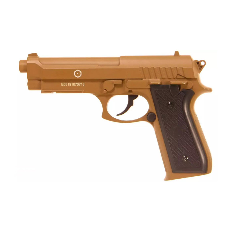 Pistolet TAURUS PT92 DIE CAST FULL METAL TAN CO2 CYBERGUN
