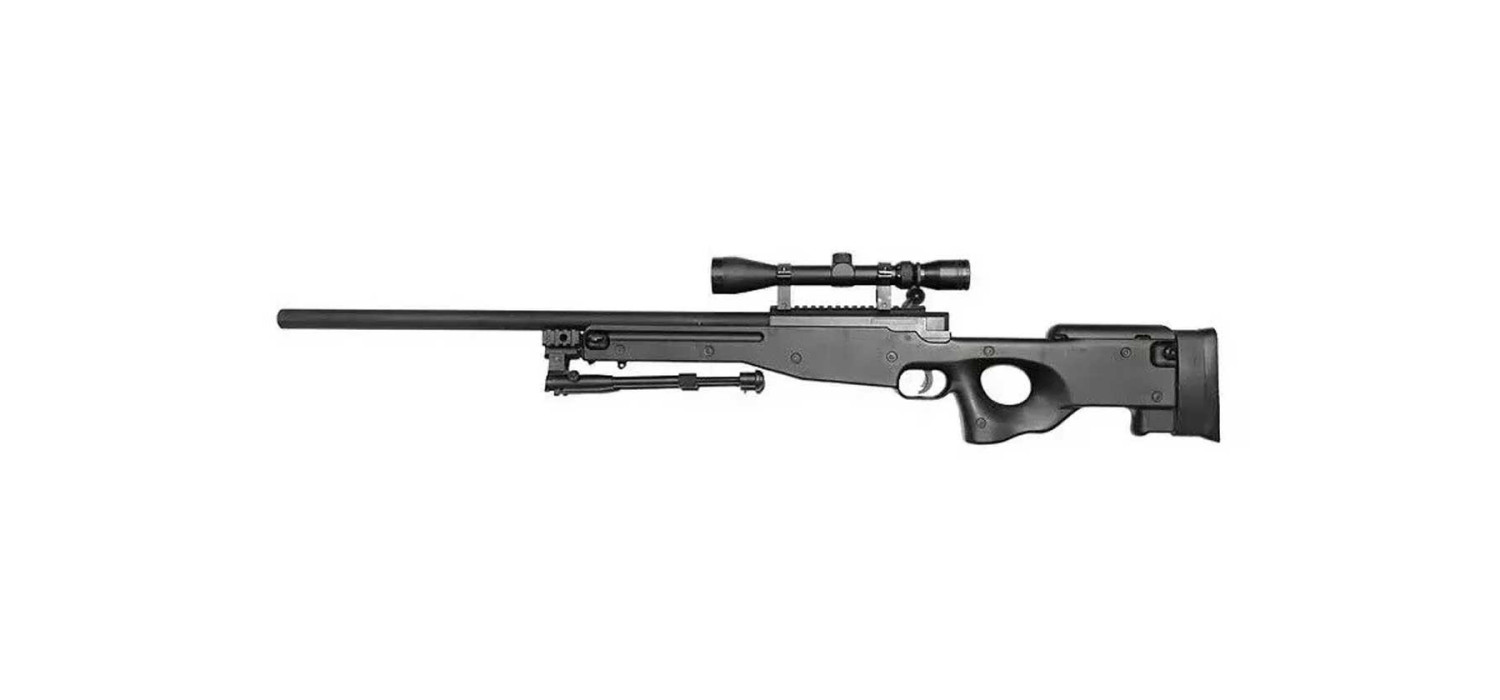 Fusil SNIPER WARRIOR I TYPE L96 AW308 30 BBs SPRING + LUNETTE + BIPIED BLACK WELL TGG Fusil SNIPER WARRIOR I TYPE L96 AW308 30 BBs SPRING + LUNETTE + BIPIED BLACK WELL TGG