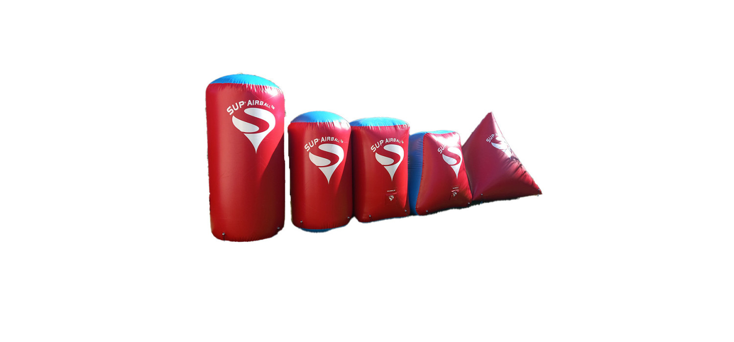KIT 2 JOUEURS 5 OBSTACLES RED BLUE SUPAIRBALL KIT 2 JOUEURS 5 OBSTACLES RED BLUE SUPAIRBALL