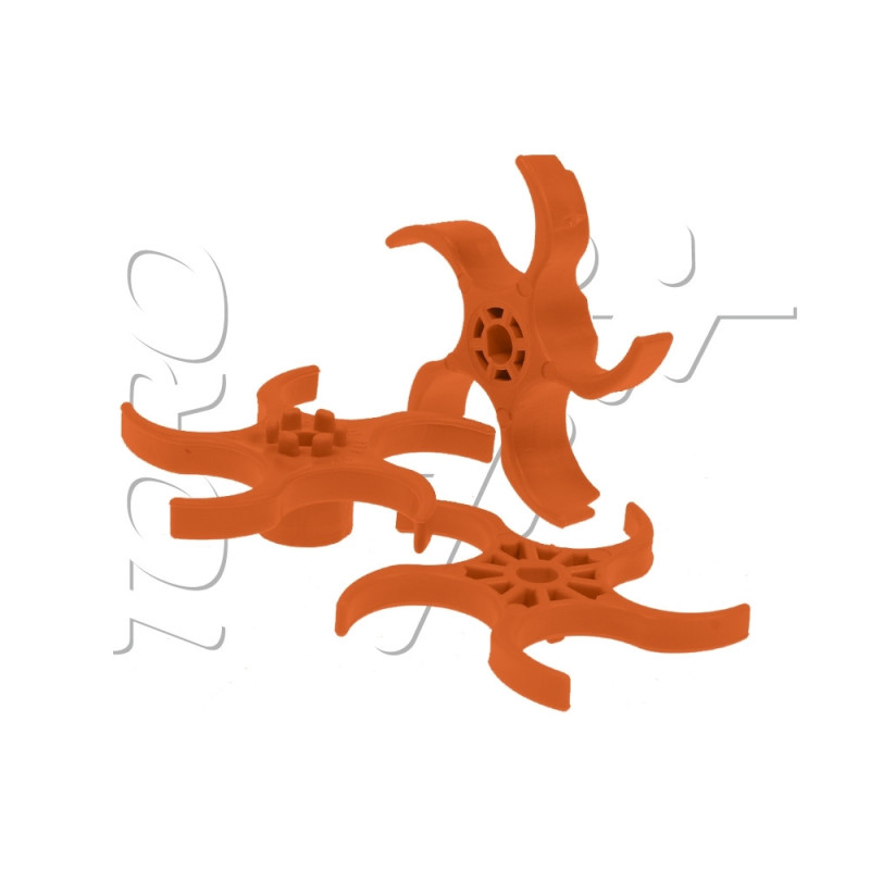Hélice SUPER TWIST TRILEVEL ORANGE POUR CYCLONE