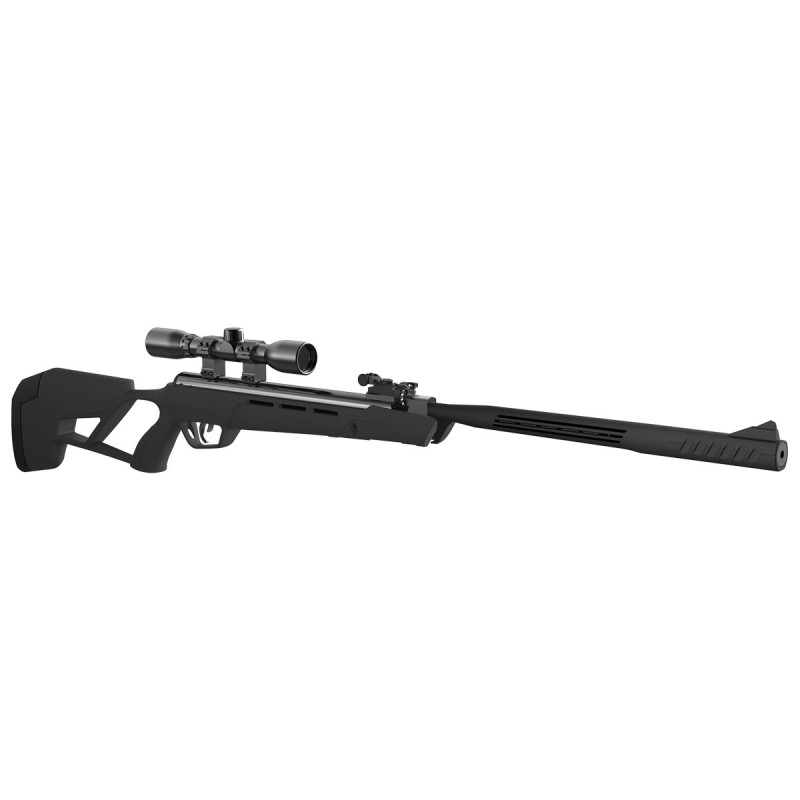 Carabine 4.5mm (Plomb) MAG FIRE MISSION MULTISHOT 12 COUPS NITRO PISTON ELITE BLACK + LUNETTE 4X32 CROSMAN