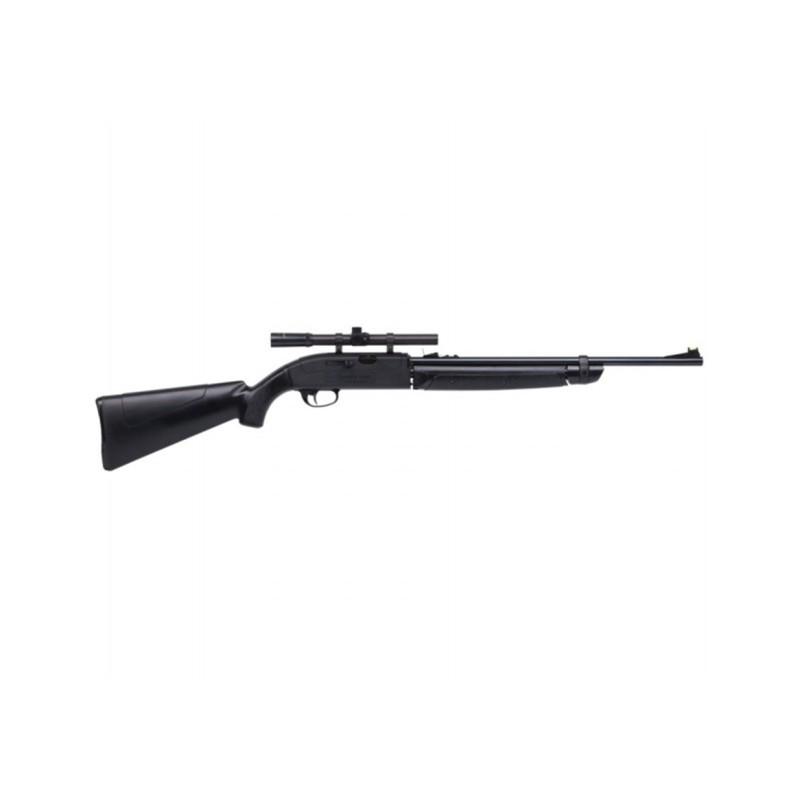 Carabine 4.5mm (Plomb et billes) CROSMAN LEGACY 100 BLACK + LUNETTE 4X20
