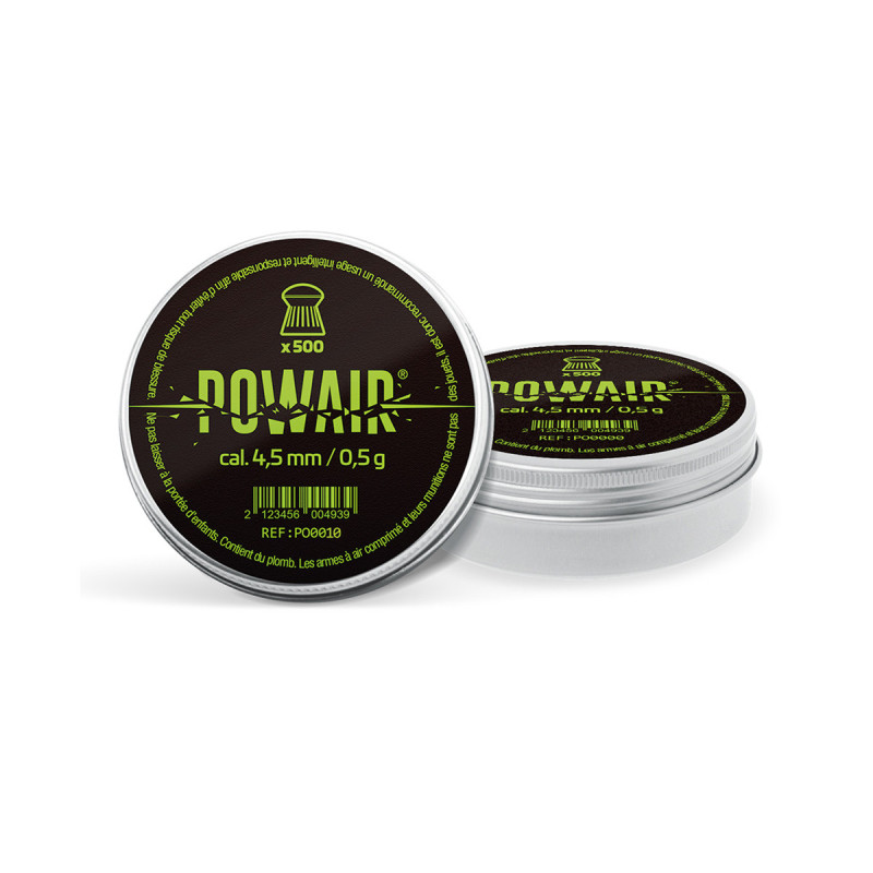 Plombs 4.5mm POWAIR DOMES 0.50g FABRICATION H&N X500