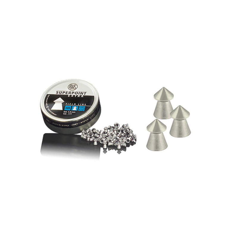 Plombs 4.5mm RWS FIELD SUPERPOINT EXTRA 0.53g POINTUS X500