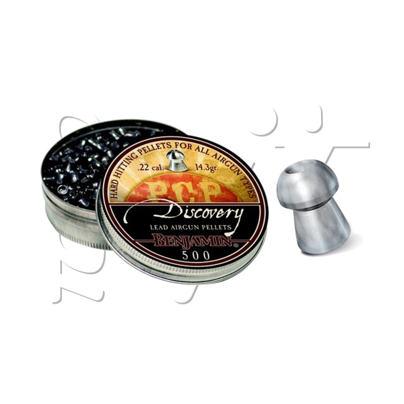 Plombs 5.5mm CROSMAN DISCOVERY HOLLOW POINT TETE CREUSE BENJAMIN X500