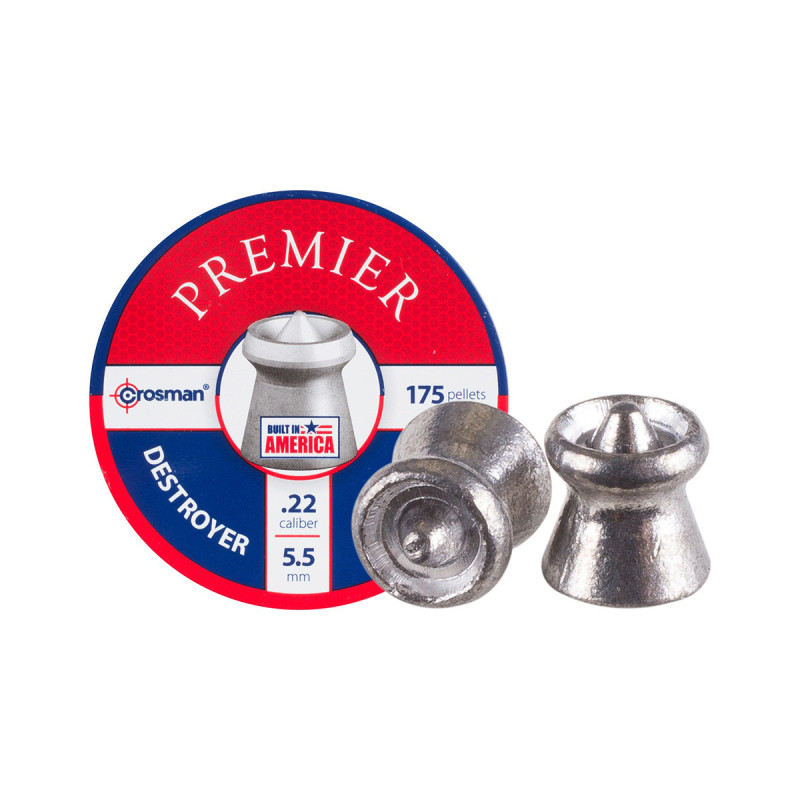 Plombs 5.5mm CROSMAN PREMIER DESTROYER POINTUS X175