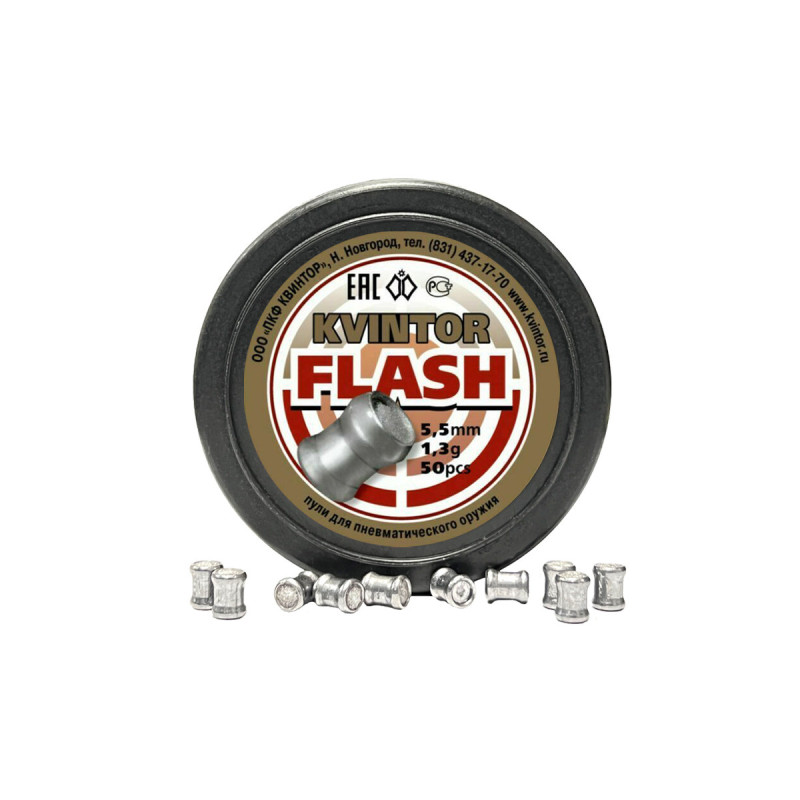 Plombs 5.5mm KVINTOR FLASH PLAT X50