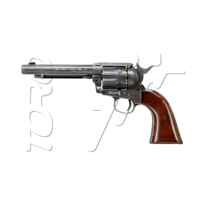Revolver 4.5mm (Plomb) COLT SAA 45 FULL METAL CO2 FINITION ANTIQUE UMAREX