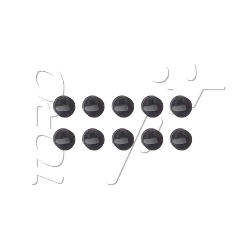 Bouchons NOIRES POUR GRENADES 40mm MIXTE ASG X10