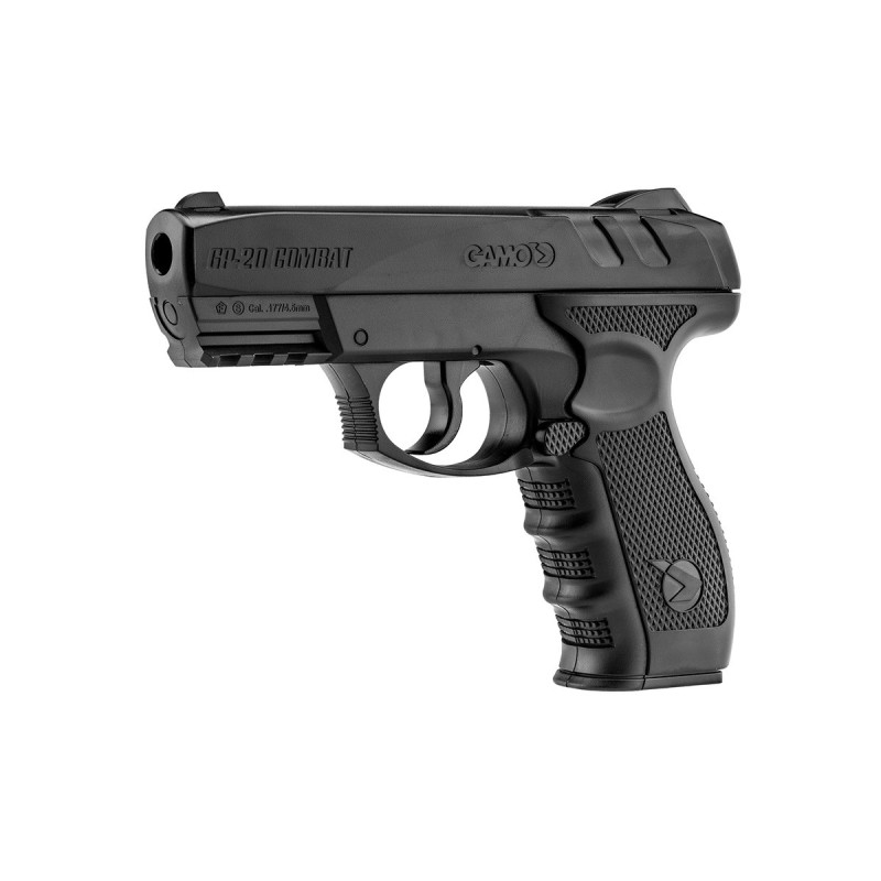 Pistolet 4.5mm (Billes) GP20 COMBAT CO2 BLACK GAMO