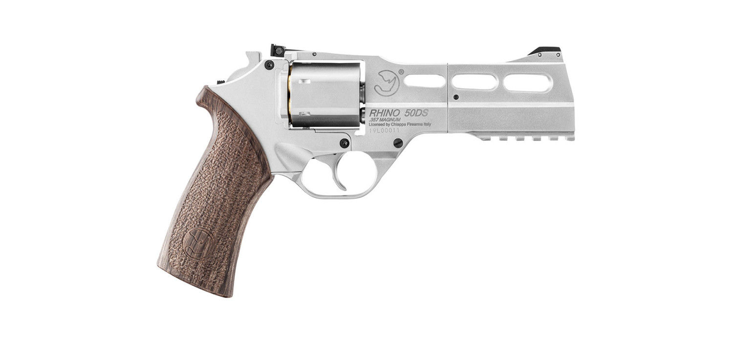 Revolver 4.5mm (Billes et Plomb) RHINO 50DS SILVER CO2 CHIAPPA Revolver 4.5mm (Billes et Plomb) RHINO 50DS SILVER CO2 CHIAPPA