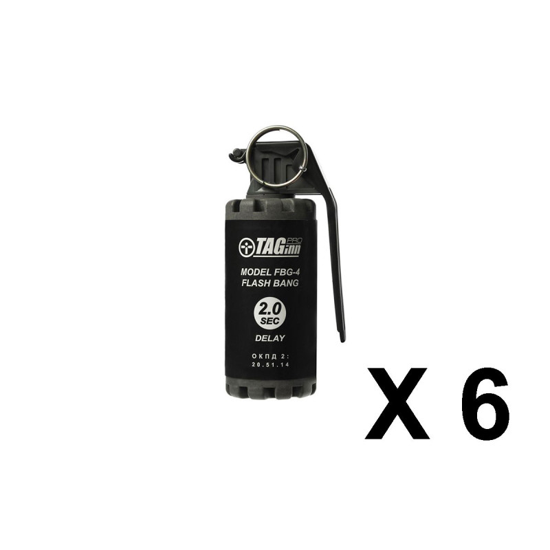 Grenade à main FBG4 SOUND 120 dB TAG INNOVATION PACK X6