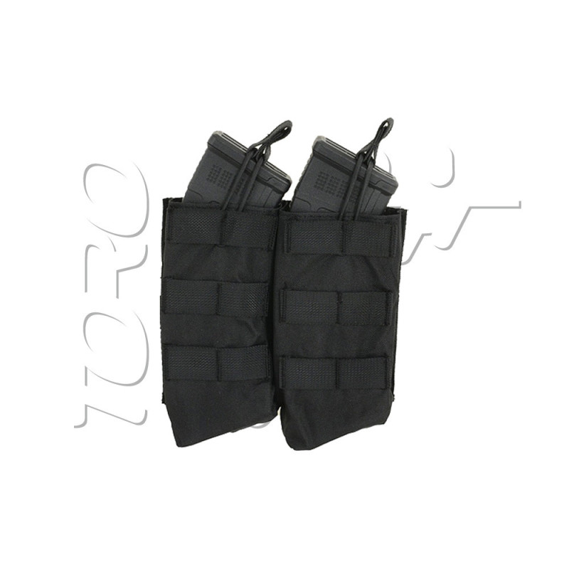 Porte 2 CHARGEURS TYPE AK47/AKM SYSTEME MOLLE BLACK