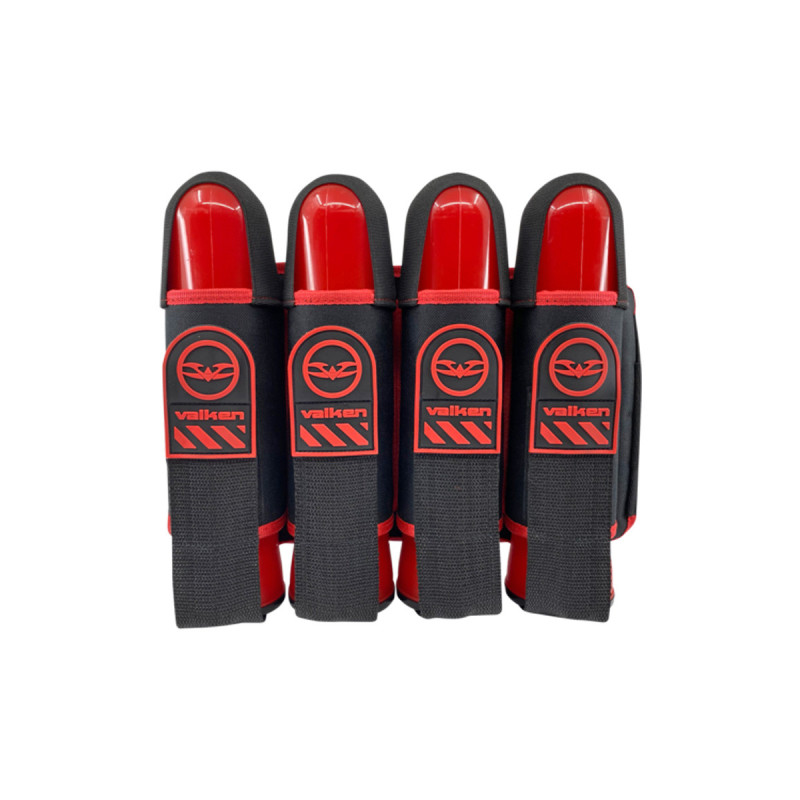 Harnais ALPHA 4 POTS VALKEN BLACK RED