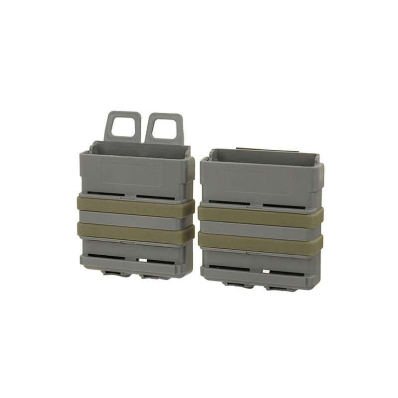 Porte 1 CHARGEUR RIGIDE 7.62 (AK/HK/M14) SYSTEM MOLLE OLIVE FMA X2