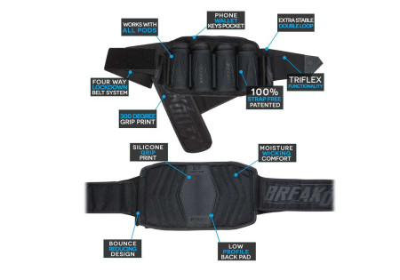 Harnais VIRTUE BREAKOUT V2 STRAPLESS PACK 4+7 BLACK