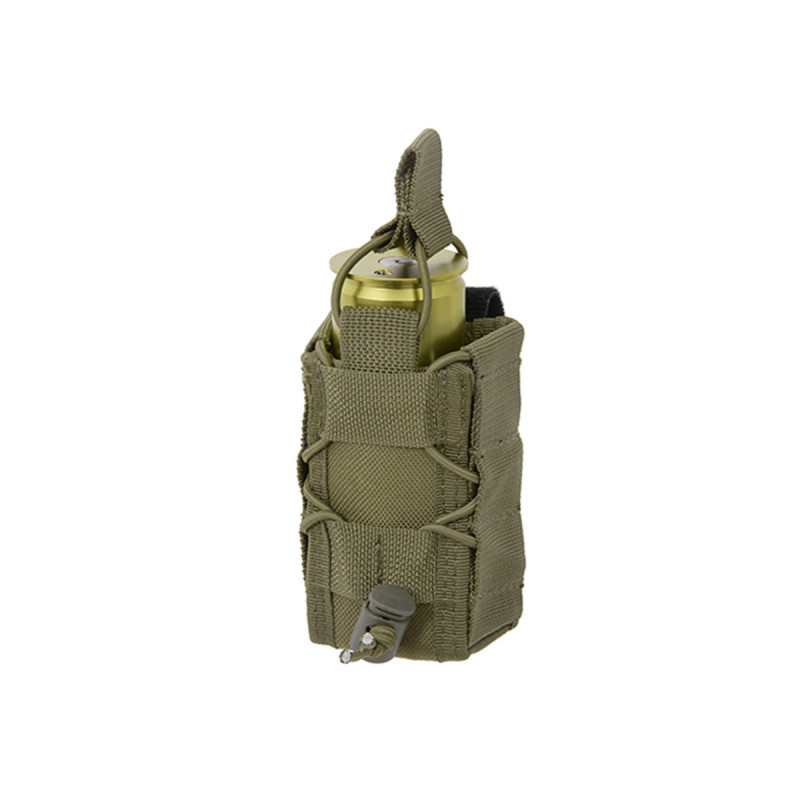 PORTE GRENADE et FUMIGENE EXTENSIBLE 40MM 55MM SYSTEME MOLLE OLIVE