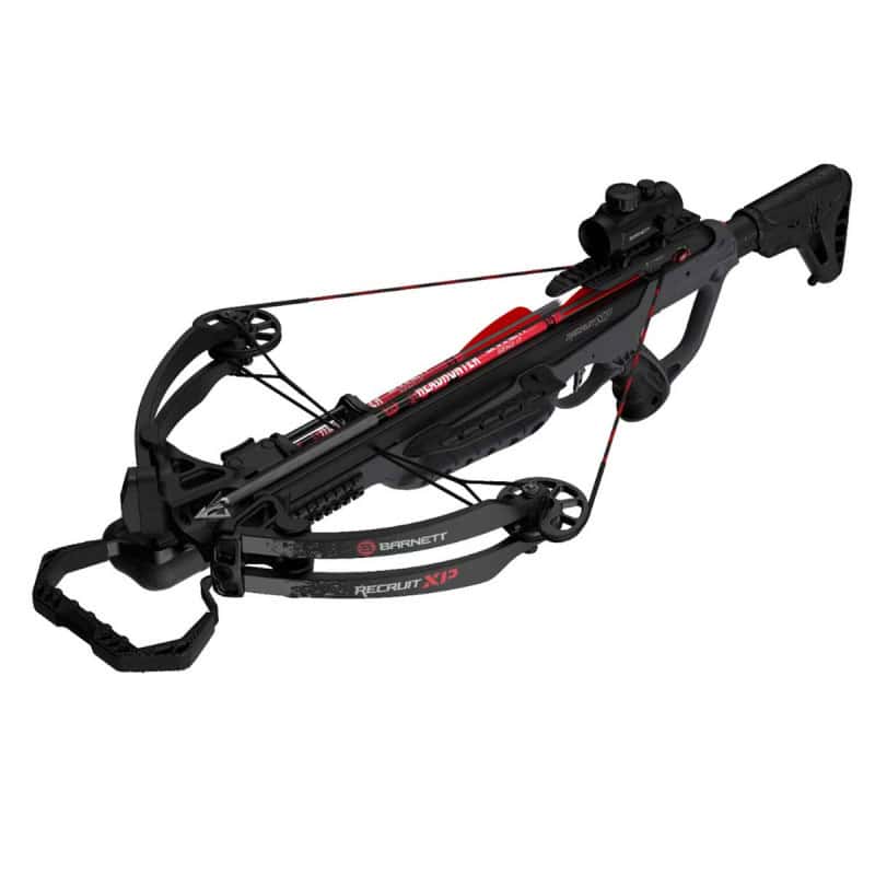 Arbalète BARNETT EXPLORER RECRUIT XP 125 LIVRES BLACK + POINT ROUGE + TRAITS
