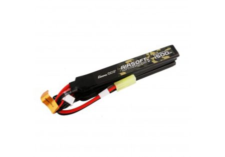 Batterie LIPO 11.1V 1500 mAh 25C 115x15x24mm 3 STICK MINI TAMIYA 2S1P GENS ACE