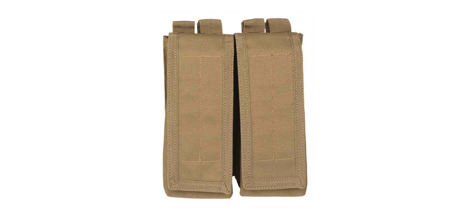 Porte 2x2 CHARGEURS TYPE AK47 SYSTEME MOLLE MILTEC TAN Porte 2x2 CHARGEURS TYPE AK47 SYSTEME MOLLE MILTEC TAN