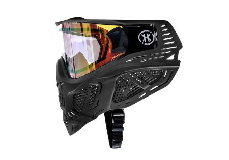 Masque HK ARMY SKULL HSTL RAIDER BLACK ECRAN THERMAL HD GOLD