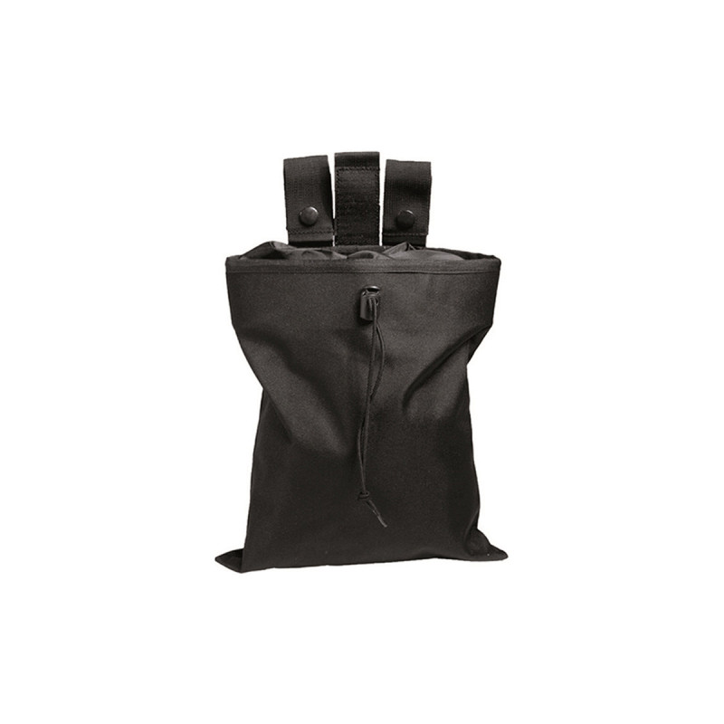 Poche DE RANGEMENT EMPTY SHELL ENROULABLE 29x24cm SYSTEME MOLLE MILTEC BLACK