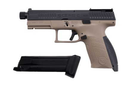 Pistolet CZ P10C OR-OT "Optic Ready" CO2 BLOWBACK FILETE BLACK/TAN ASG
