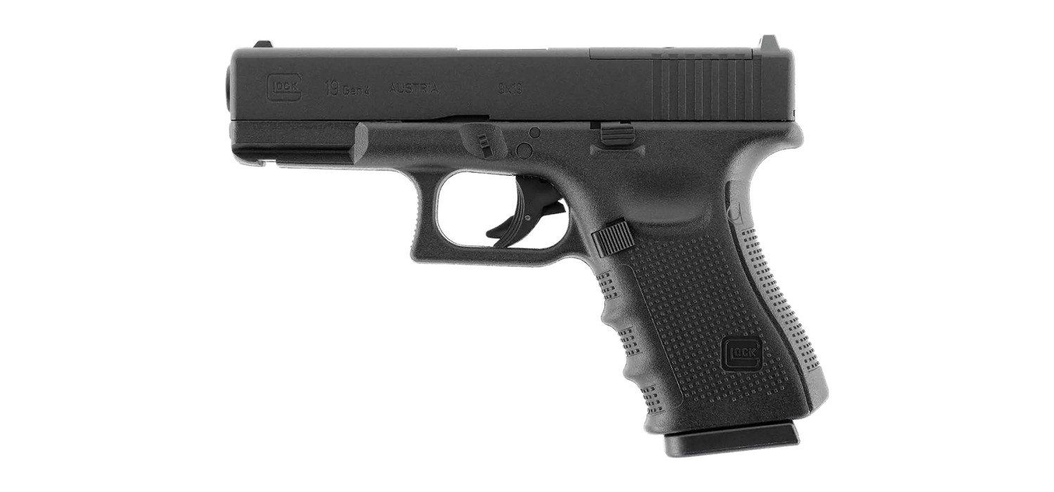 Pistolet 6mm GLOCK 19 GEN4 MOS CO2 12 BBs 2J BLACK UMAREX Pistolet 6mm GLOCK 19 GEN4 MOS CO2 12 BBs 2J BLACK UMAREX