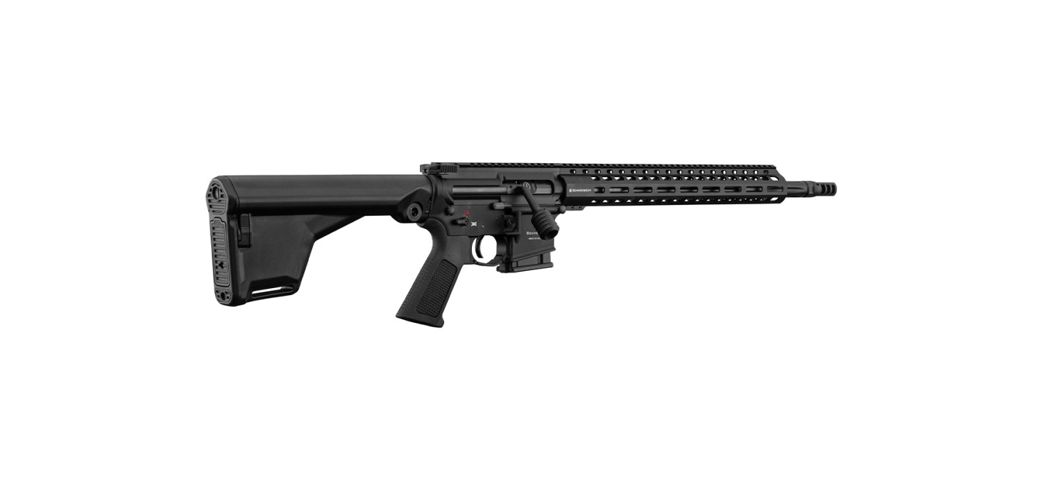 Carabine SCHMEISSER STRAIGHT PULL AR15 18" METAL BLACK CALIBRE .222 Rem - Catégorie C Carabine SCHMEISSER STRAIGHT PULL AR15 18" METAL BLACK CALIBRE .222 Rem - Catégorie C