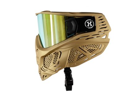 Masque HK ARMY SKULL HSTL METALLIC GOLD ECRAN THERMAL HD GOLD