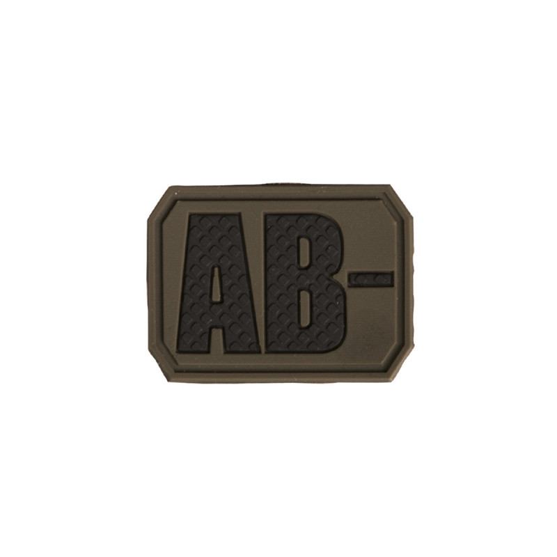 Patch 3D GROUPE SANGUIN AB- NEGATIF MILTEC OLIVE