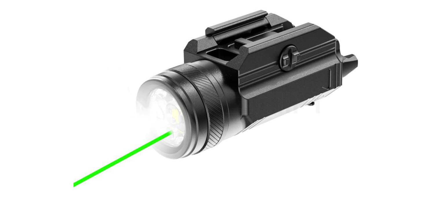 Lampe tactique PL800 800 LUMENS + LASER ROUGE CLASS II SKYWOODS 