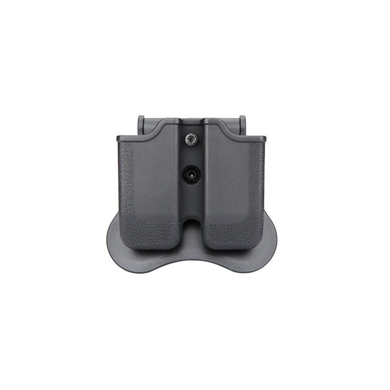 Porte chargeur DOUBLE RIGIDE CEINTURE ROTATIF COLT 1911 AMOMAX