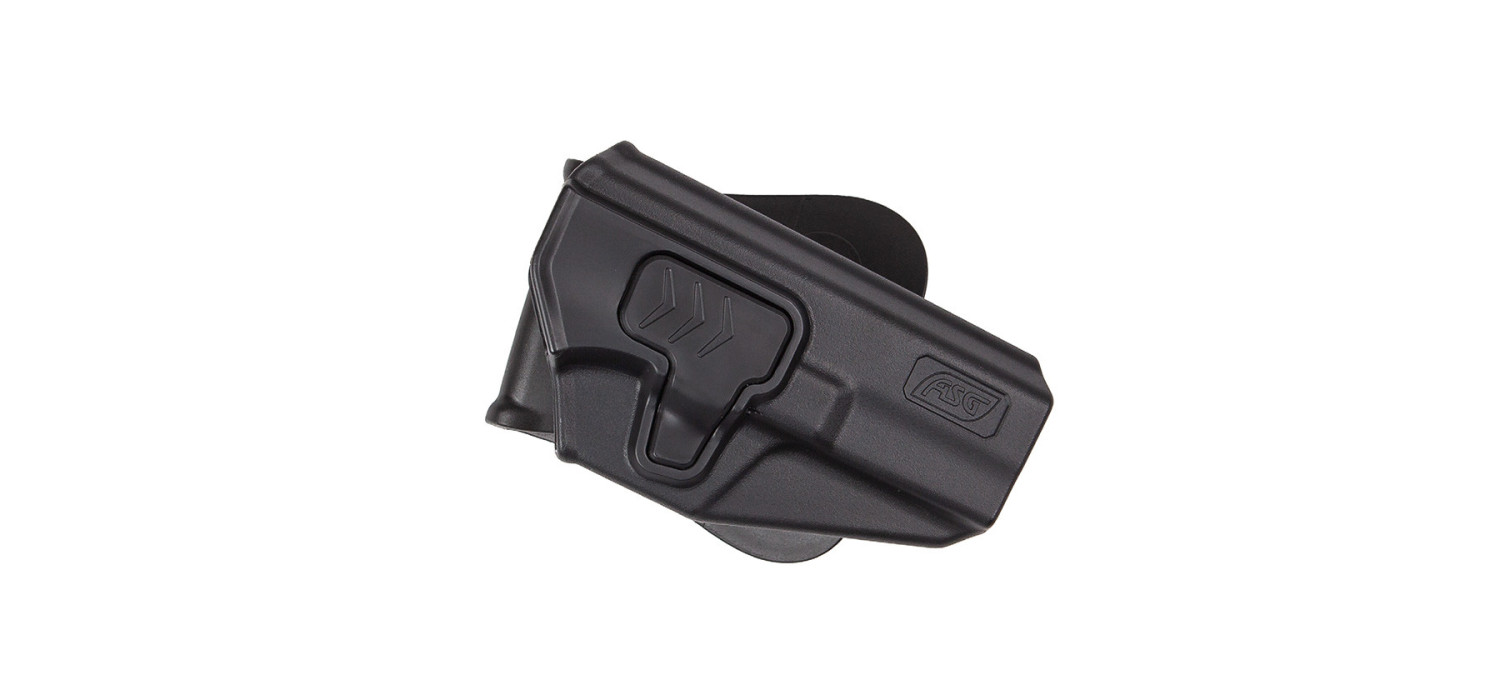 Holster RIGIDE CEINTURE ROTATIF DROITIER GLOCK MODELS ASG Holster RIGIDE CEINTURE ROTATIF DROITIER GLOCK MODELS ASG