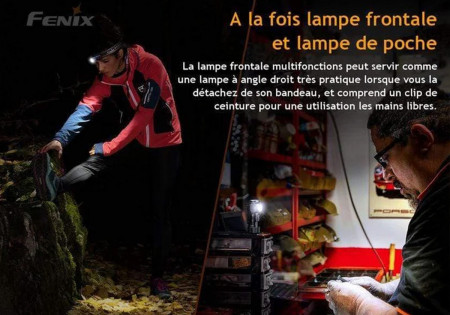 Lampe frontale FENIX HM50R V2.0 700 LUMENS